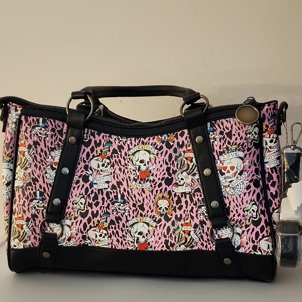 Ed Hardy Crossbody/Tote w/Free Bag Charms